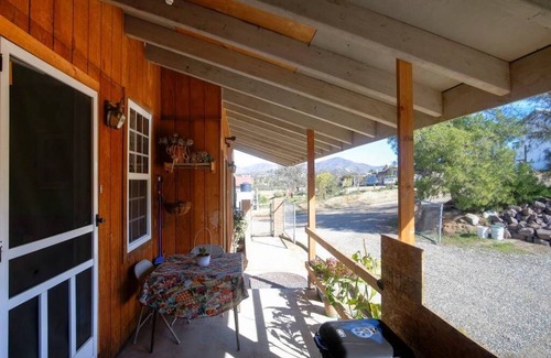 San Antonio de las Minas Cabin | Family Cabaña with Ocean View Near Valle de Guadalupe