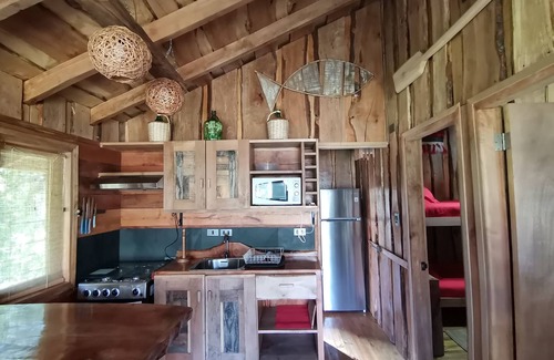 Pucon House | Rustic Cabaña in Pucón Pellin with Spa and Hot Tub