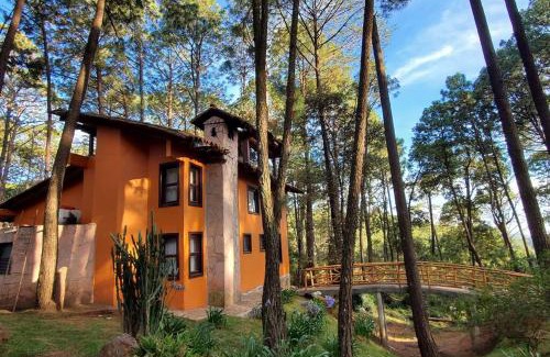 Mazamitla Ski Chalet | Rustic Cabin Retreat Near Waterfall with Breakfast Included