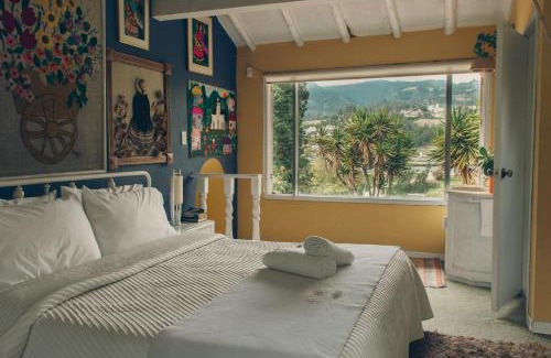 Paipa Ski Chalet | Pet-Friendly Cabaña Boyacense with Lake View & Fireplace