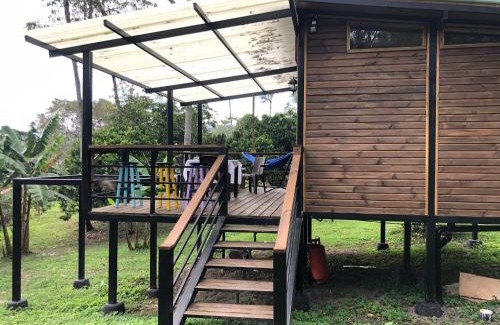San Francisco Ski Chalet | Experience Glamping in a Coffee Farm with Hot Tub & Nature
