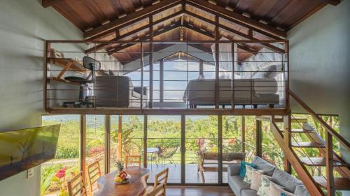 Penas Blancas House | Enchanting La Fortuna Rainforest Glass Cabin with Views