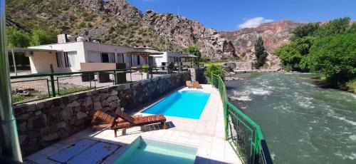 Rincon del Atuel Apartment | Pet-Friendly Cabañas Cerro Colorado with Pool & Hot Tub