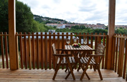 Santiago de Compostela Other | Relaxing Cabañas Compostela with Hot Tub & Pet Friendly Stay