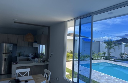 Gigante Cabin | Relaxing Cabañas Compostela Gigante with Pool & Spa