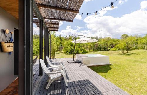 San Javier House | Pet-Friendly Modulo Vista al Champaqui with Ocean Views