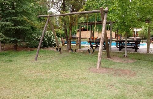 Rama Caida House | Pet-Friendly Cabañas El Refugio del Atuel with Pool Access