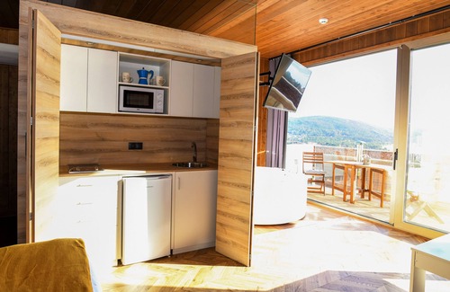 Fisterra Apartment | Experience Cabañas Fisterra: Ocean View & Relaxing Spa