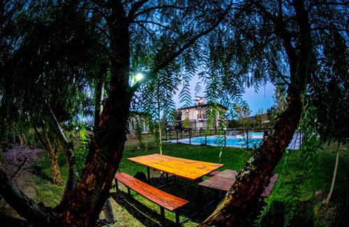 Rincon del Atuel Cabin | Oceanfront Comfort at Cabañas La Emilia - Rated 9.3/10