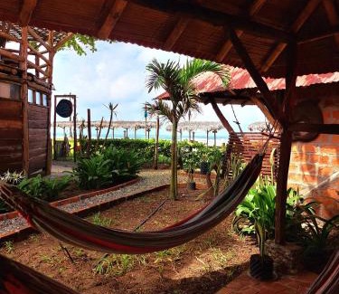 Ayampe House | Oceanfront Cabañas La Tortuga with Private Beach Access