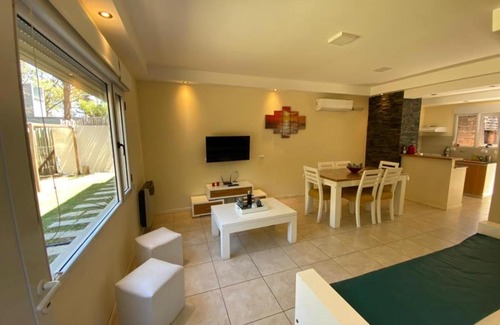 Monte Hermoso Cabin | Pet-Friendly Cabañas Sendero de Pinos with Ocean Views