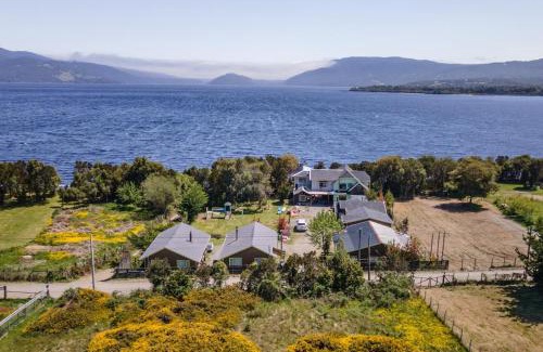 Chonchi House | Scenic Cabañas Torre Huillinco with Private Beach Access