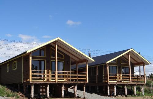 Chonchi House | Scenic Cabañas Torre Huillinco with Private Beach Access