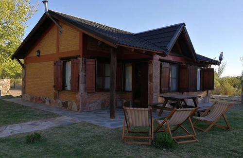 Rincon del Atuel Cabin | Cozy Cabañas for 5 with Indoor Heated Pool & Ocean Views