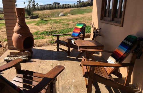 San Antonio de las Minas House | Top-Rated Cabana #3 at En'kanno Vineyard in Guadalupe Valley