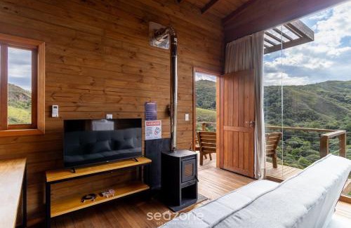 Anitapolis House | Cabana c/vista e jacuzzi Serra Catarinense VST025