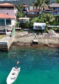 Angra dos Reis Cabin | Experience Cabana Do Mar: Private Beach & Oceanfront Bliss