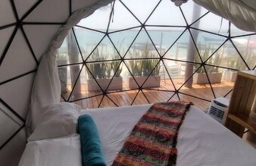 Bocachica Hotel | Relaxing Cabana Glamping Geronimo with Ocean View & Pool