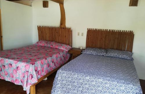 El Azufre Cabin | Pet Friendly Cabañas La Isla Chacahua with Oceanfront Views