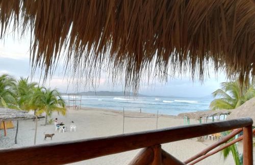 El Azufre Cabin | Pet Friendly Cabañas La Isla Chacahua with Oceanfront Views