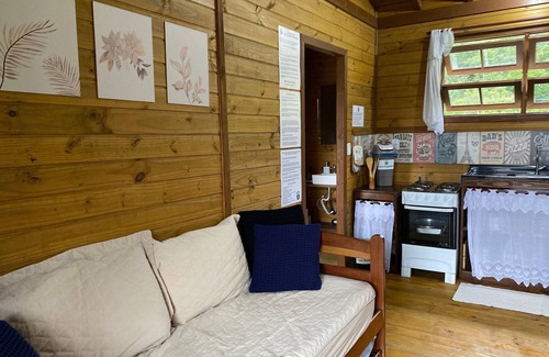 Rancho Queimado Cabin | Top-Rated Cabanas Recanto do Rancho with Ocean View & Spa