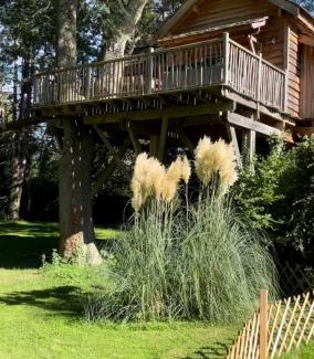 Maisse Other | Elegant Treehouse Retreat with Hot Tub at Domaine du Marais
