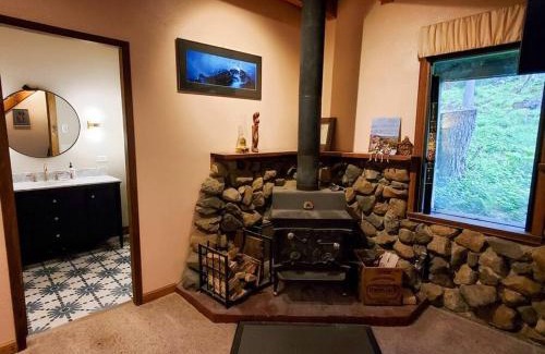 North Douglas House | Cozy Cabin & A-Frame Retreat with Firepit Near Trails