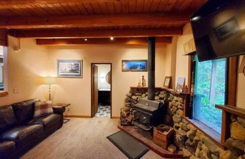 North Douglas House | Cozy Cabin & A-Frame Retreat with Firepit Near Trails