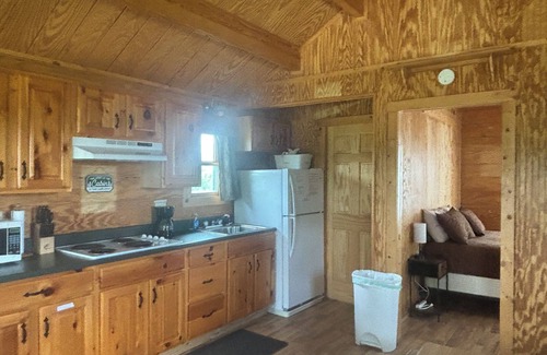 Columbia Cabin | Pet-Friendly Cabin Near Lake Rathbun with Breakfast Included