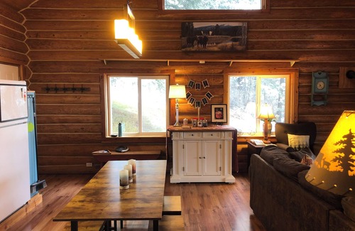 Sagle Cabin | Cabin in the woods, with lake view and hot tub