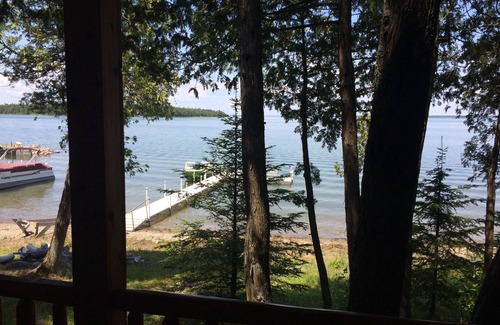 Drummond Cabin | Inviting Cabin Retreat with Waterfront Views & Hot Tub