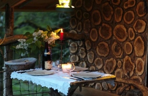 Nans-sous-Sainte-Anne Cabin | Cabin perched near a river, ideal for enjoying nature as a couple