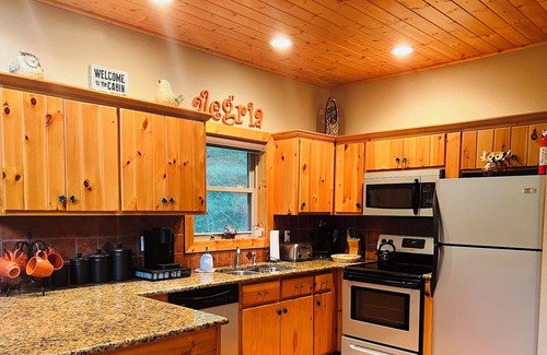 Sparta Cabin | Cozy Cabin Retreat at Bear Creek - "Alegria" in Sparta, NC