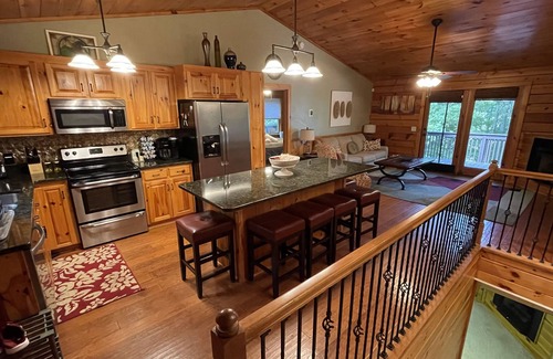 Wolf Laurel Cabin | Pet Friendly Cabin w/ Hot Tub Near Ski Resort & Trails