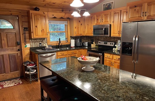 Wolf Laurel Cabin | Pet Friendly Cabin w/ Hot Tub Near Ski Resort & Trails