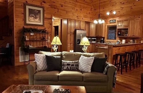 Boone Cabin | Tranquil Mtn View Retreat: Firepit & EV Charger Access