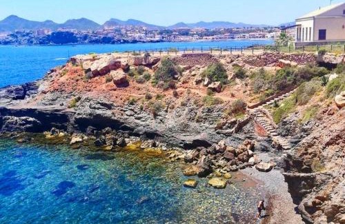 Cabo de Palos Apartment | Relax at Cabo de Palos: Oceanfront with Pool & Breakfast
