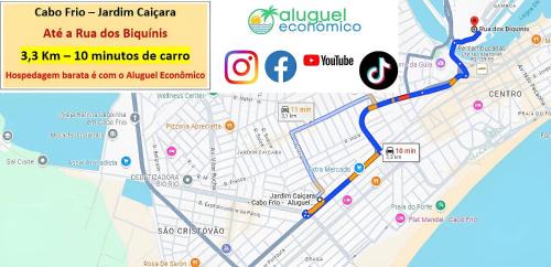 Jardim Caicara Apartment | Budget-Friendly Stay at Jardim Caiçara, Cabo Frio