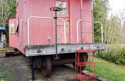 Sequim Cabin | Oceanfront Caboose on the Olympic Peninsula - 10/10 Rated!