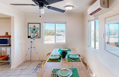 Twentynine Palms House | Tranquil Cacti Retreat with Private Hot Tub near Joshua Tree