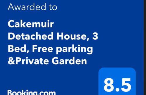 Niddrie Apartment | Family Retreat at Cakemuir Detached House with Garden