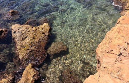 San Juan de los Terreros House | Oceanfront Cala Azul with Pool and Kids' Amenities