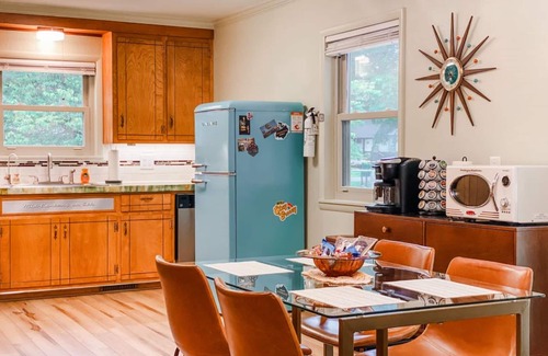 Rogers House | Downtown Retreat: Pet-Friendly with Fire Pit & Pool