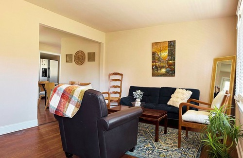 Salisbury House | Relax in Cozy Comfort with King Bed & Backyard Retreat