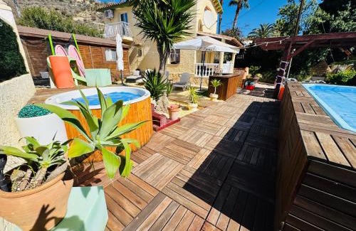La Canuta House | Private Calpe Chalet with Pool, Hot Tub & Beach Access