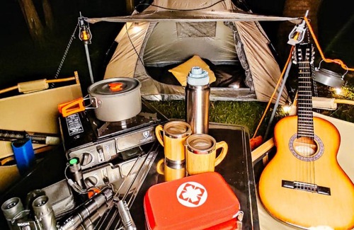 Magallanes Other | Cozy Camel Tent with Hot Tub for Family and Pets