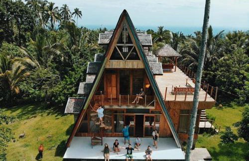 Mambajao House | Cozy Camiguin Volcano A-Frame House with Family Amenities