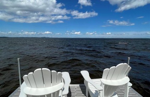 Sebago House | Cozy Camp Carroll: Family and Pet Friendly Getaway