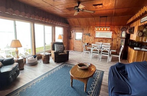 Sebago House | Cozy Camp Carroll: Family and Pet Friendly Getaway
