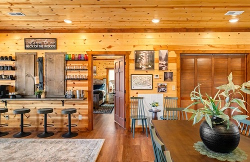 Sevierville House | Camp Jericho - Pool, Theater, Games, Gym, Views